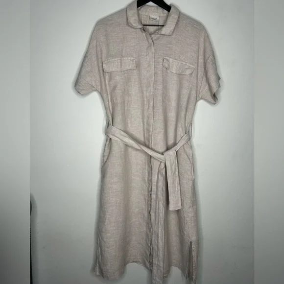 MILOOK Women’s Tina Dress  Size M 100% Linen. - Picture 7 of 17